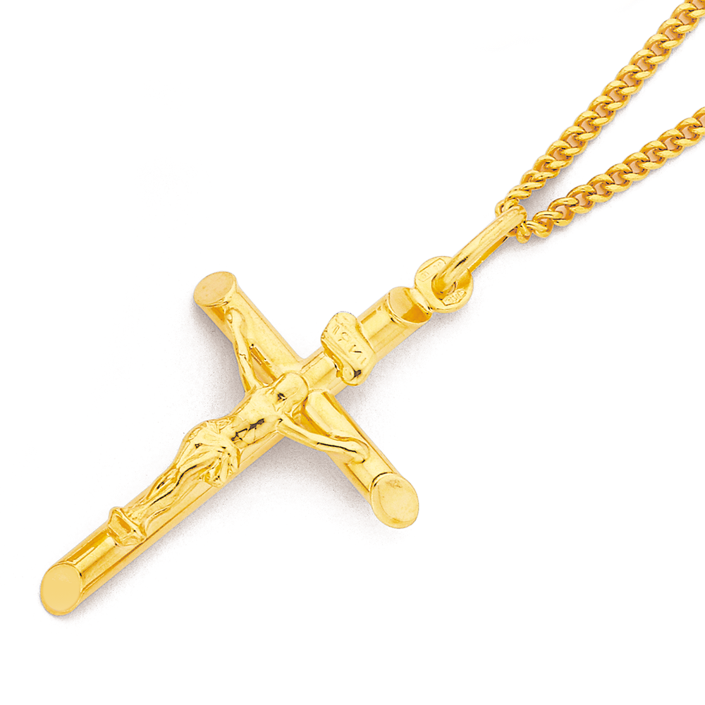 9ct cross clearance pendant