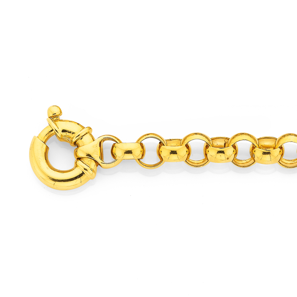 Gold belcher deals chain bracelet