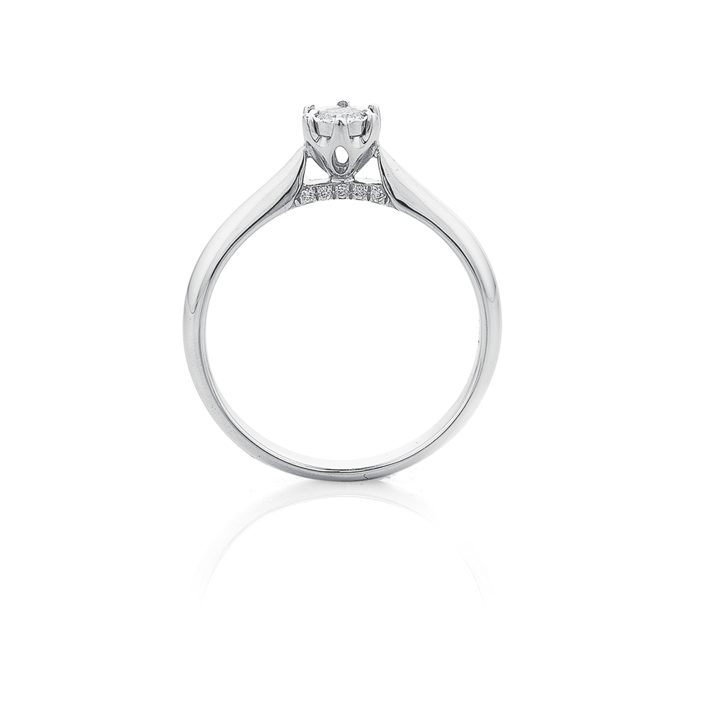 Miracle setting sale diamond ring