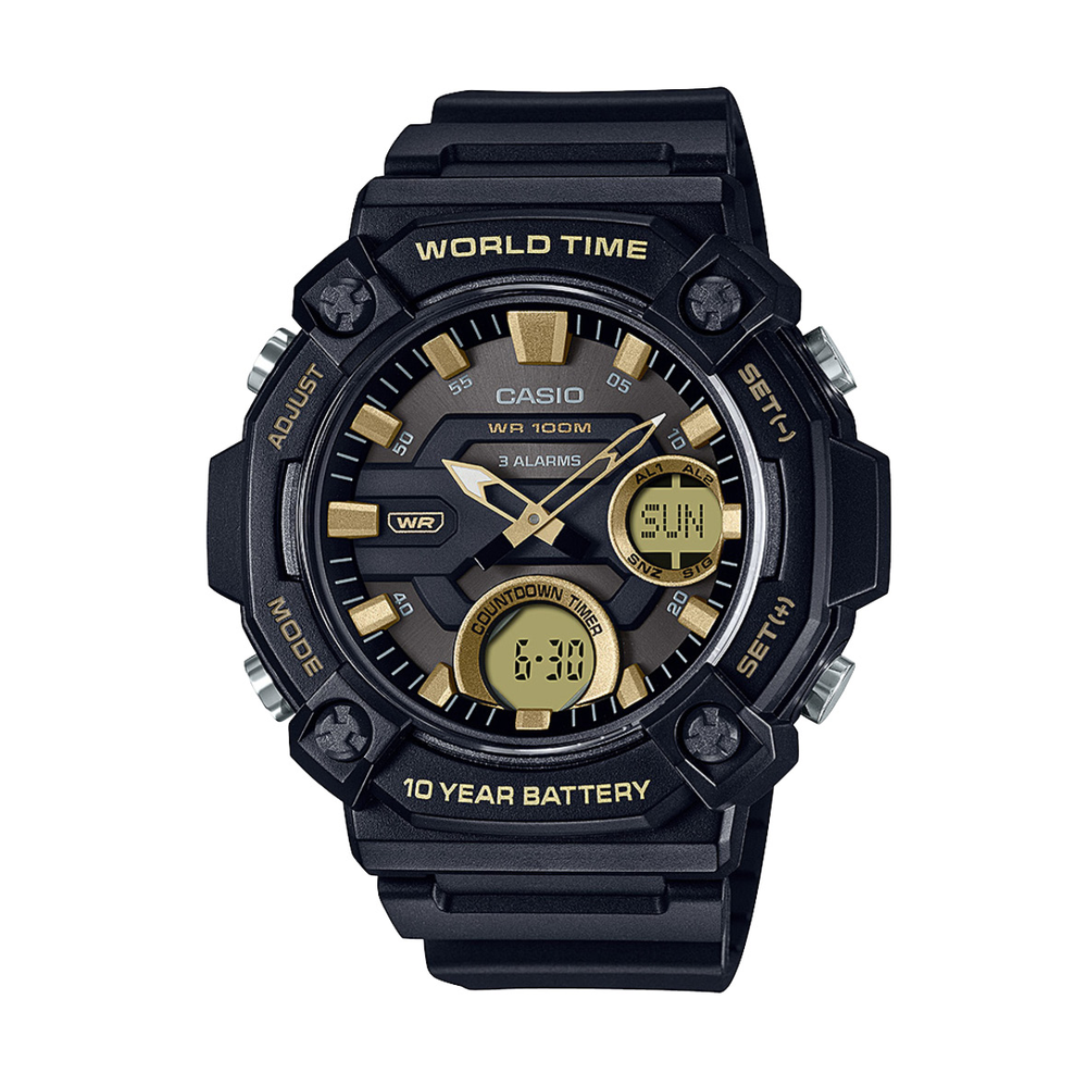 Casio Analog digital Watch in Blue Goldmark NZ