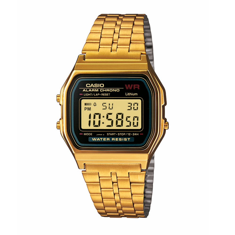 Casio Vintage Analog digital Watch in Gold Goldmark NZ