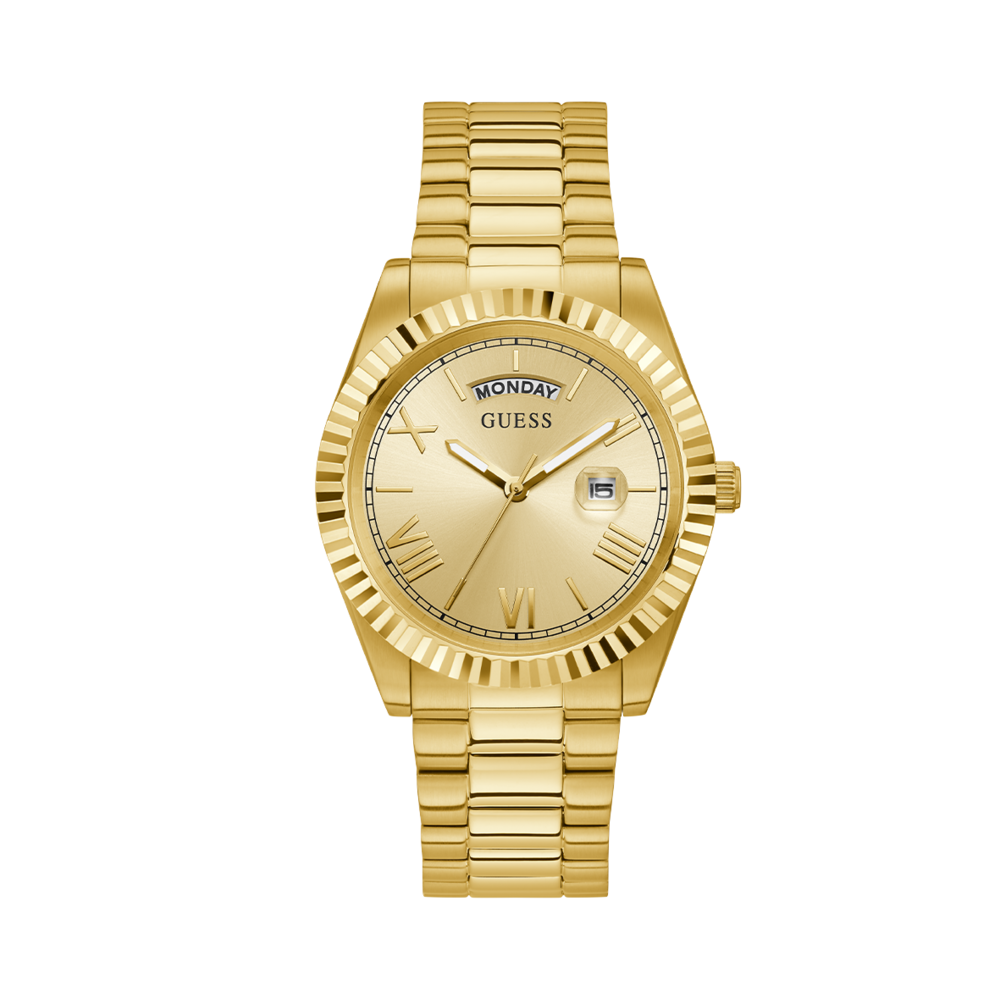 Guess Connoisseur Gold Tone Watch in Gold Goldmark NZ