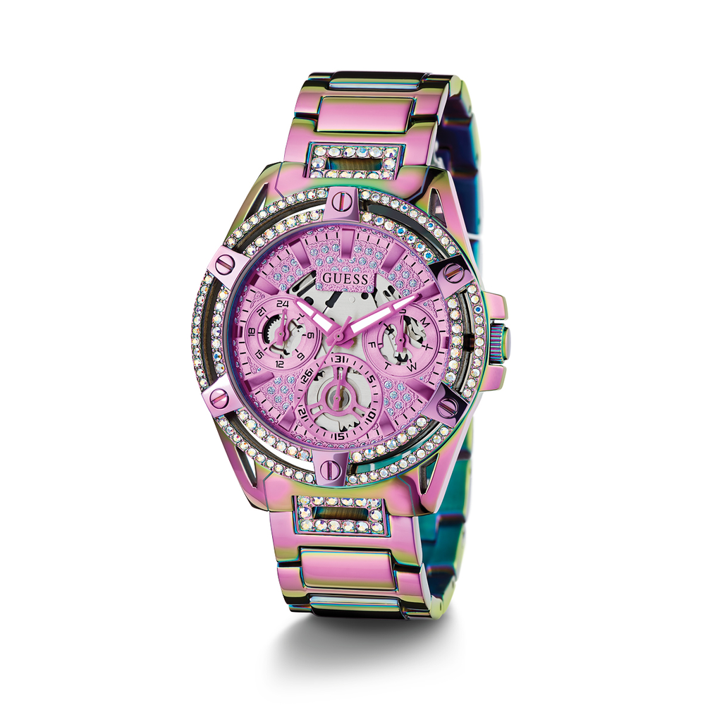 Guess purple watch best sale