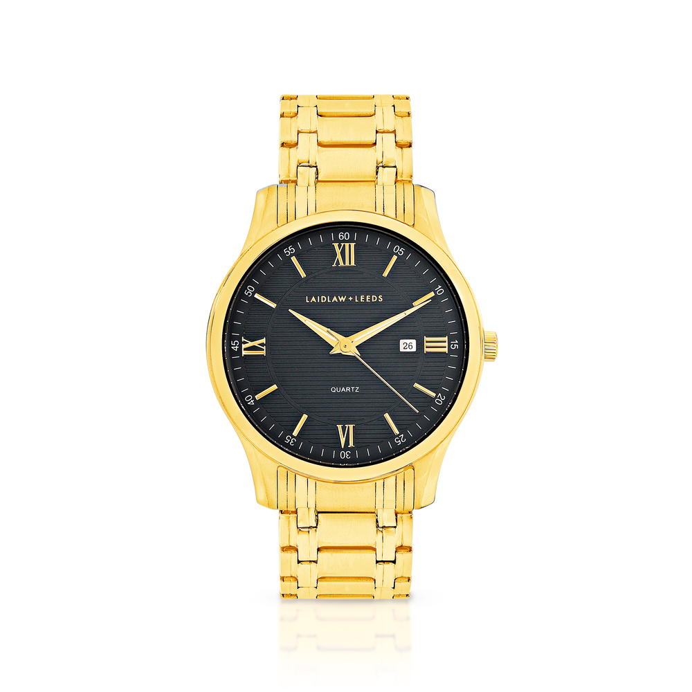 Laidlaw Leeds Men s Classic Watch in Gold Goldmark NZ