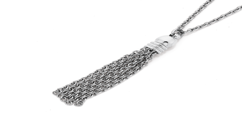 Stainless Steel Tassel Pendant | Goldmark (NZ)