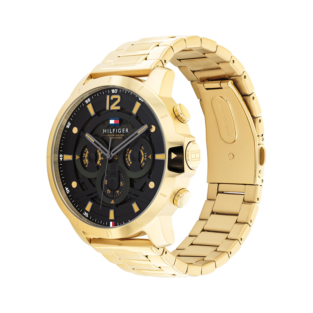 Tommy Hilfiger Luca Gents Watch in Black | Goldmark (NZ)